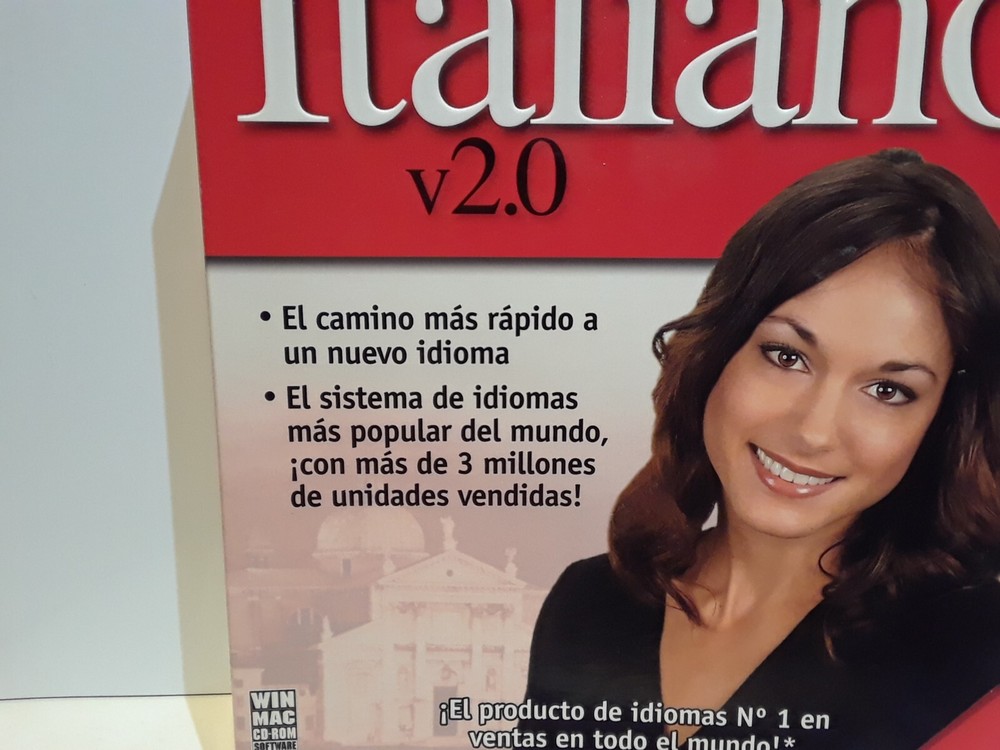 Instant Immersion ITALIANO v2.0 SPANISH VERSION 5 CD-ROM Espanol Set Window Mac