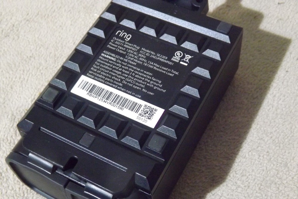 Ring - Outdoor Smart Plug - Black