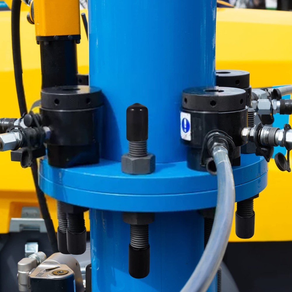 Aleric Rubber End Caps -60pcs Flexible Screw Thread Protector Covers Rubber Bolt