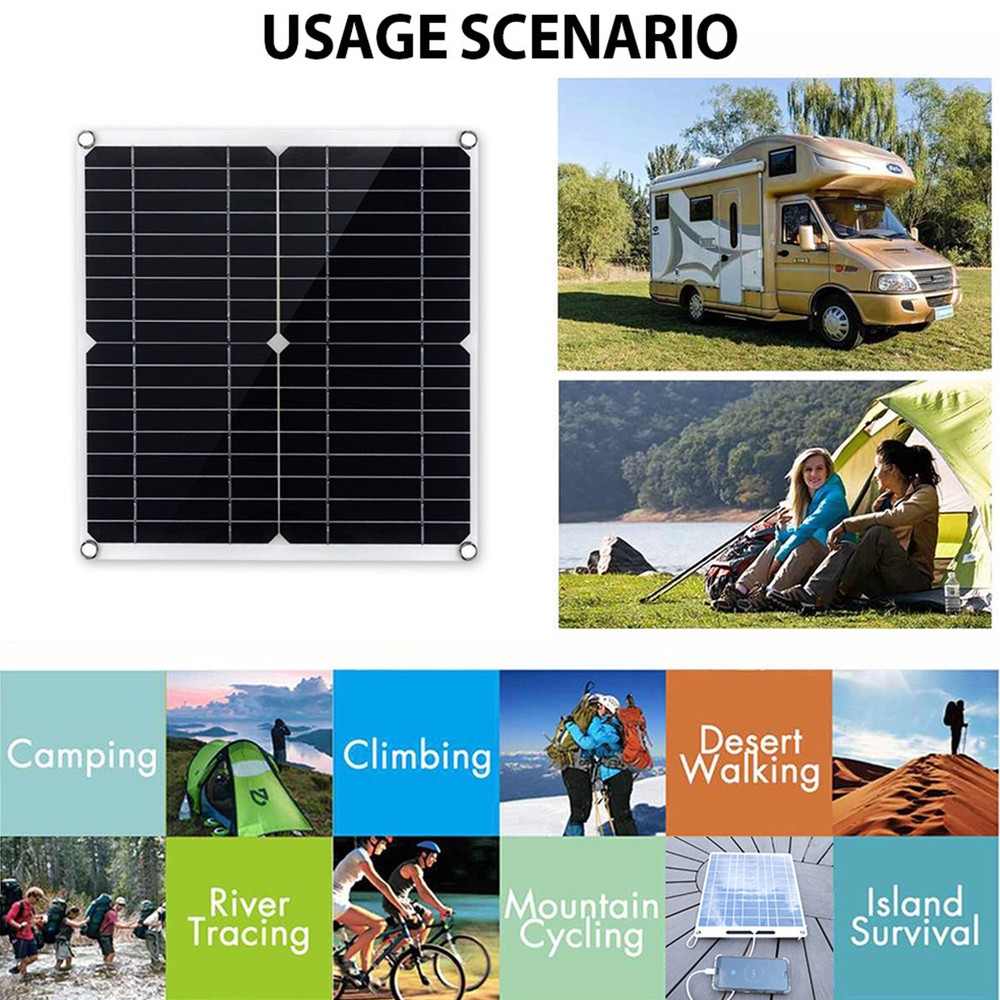 30000W High-Efficiency Solar Energy System | 300W Panel + Controller + Inverter