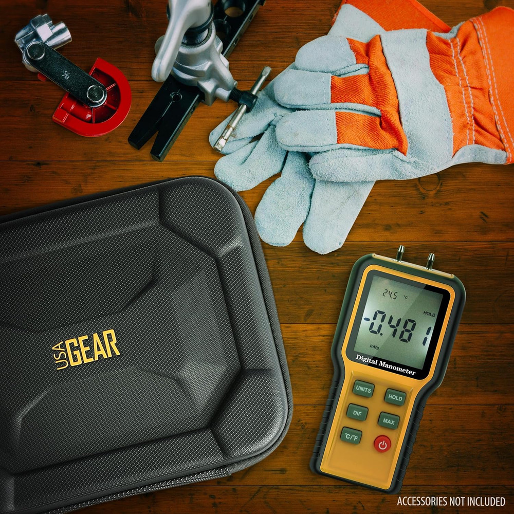 Manometer Case - Manometer Gauge Case with Customizable Foam Interior & Durable