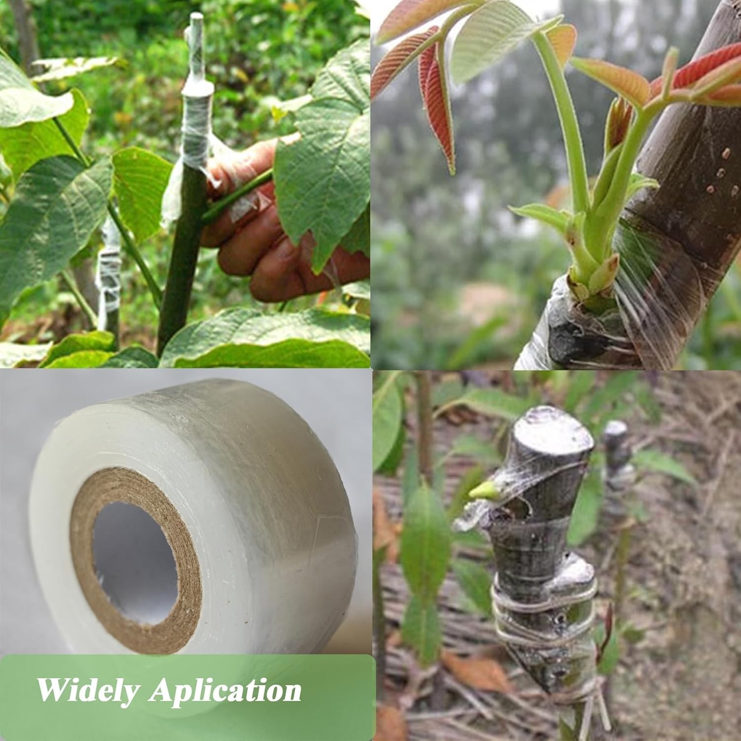 Garden Grafting Tape, 2 Pack Stretchable Garden Grafting Film Plants Repair Budd
