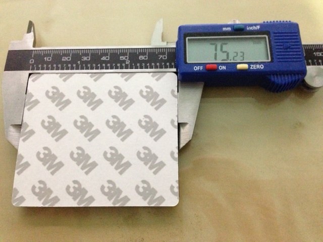 3M Double Sided Adhesive Sticky Pad 3" X 2 1/2" Extra large