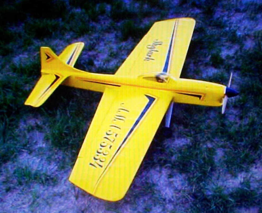 SKYLARK PLAN & CONSTRUCTION ARTICLE for Ed Southwick's UC Stunt Model Airplane