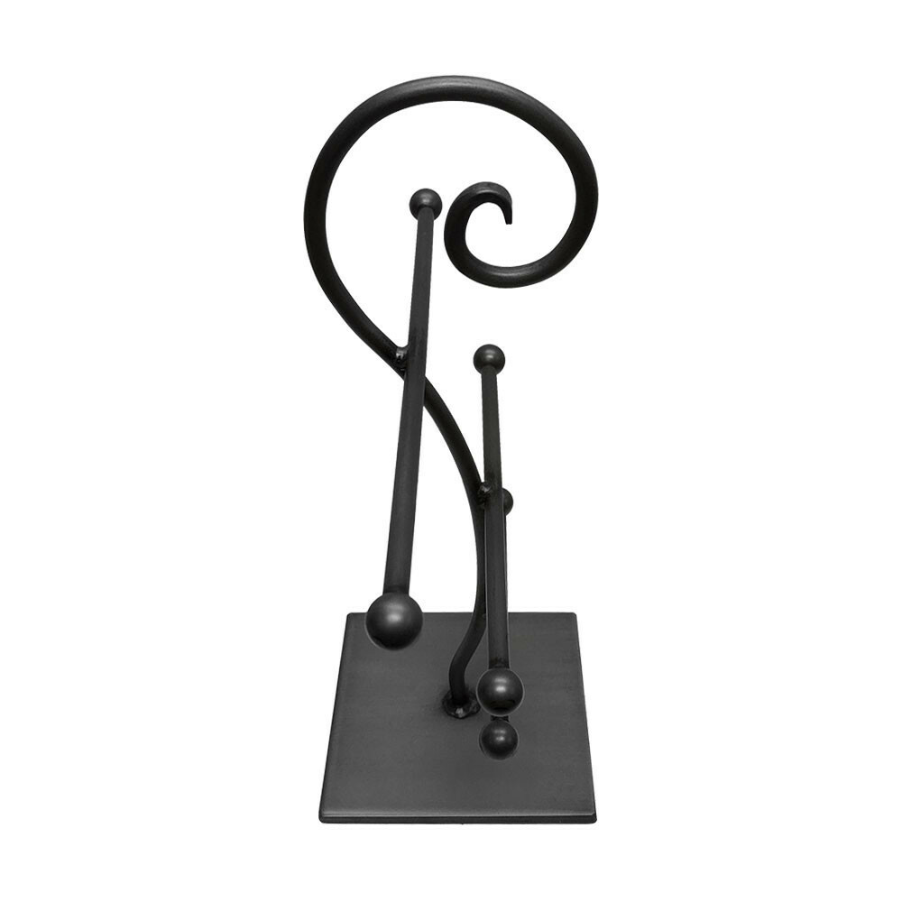 10"H Raw Steel 3 Bar Jewelry Display Fixture Retail Store Rack Display