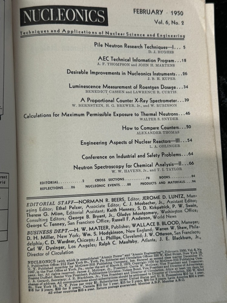 Nucleonics Feb 1950 Techniques & Applications of Nuclear Science and Engineering
