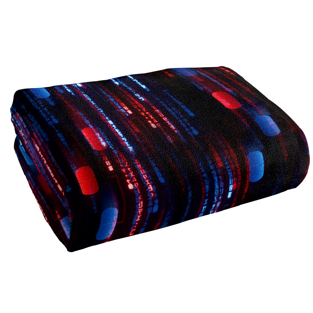 The Matrix Resurrections Beach Towel 30"x60" Pill Code Microfiber Official