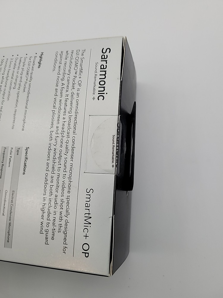 Saramonic Compact Omnidirectional Microphone with USB-C Connector (SmartMic+OP)