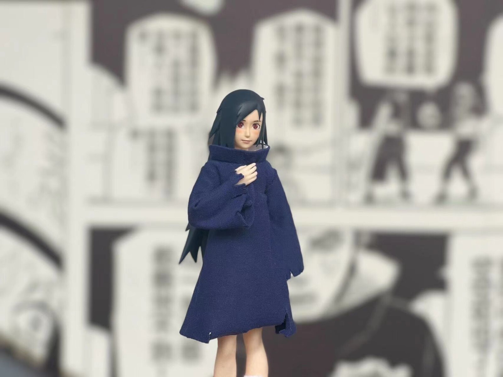 custom 1/12 Uchiha Hikari 6 inch shf figure