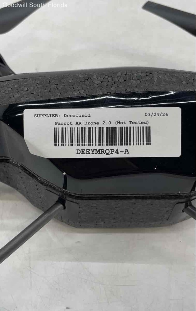 Parrot AR 2.0 Black Foldable Professional HD Camera Drone Not Tested