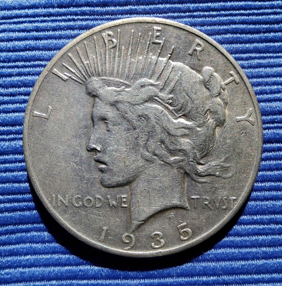1935 S Peace Dollar
