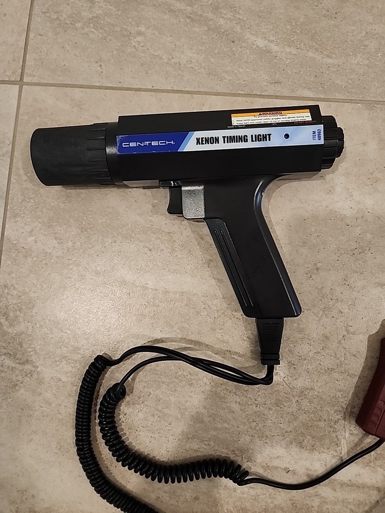 Cen-Tech 40963 Black LED Indicator Trigger Activated Xenon Advance Timing Light