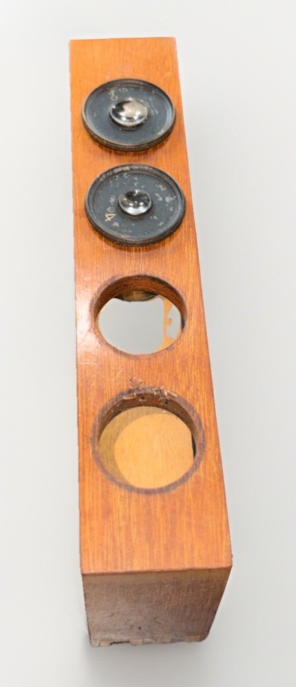 Antique H.J. Nlemert Berlin Compound Microscope Set, Case, Othmer Object & Slide