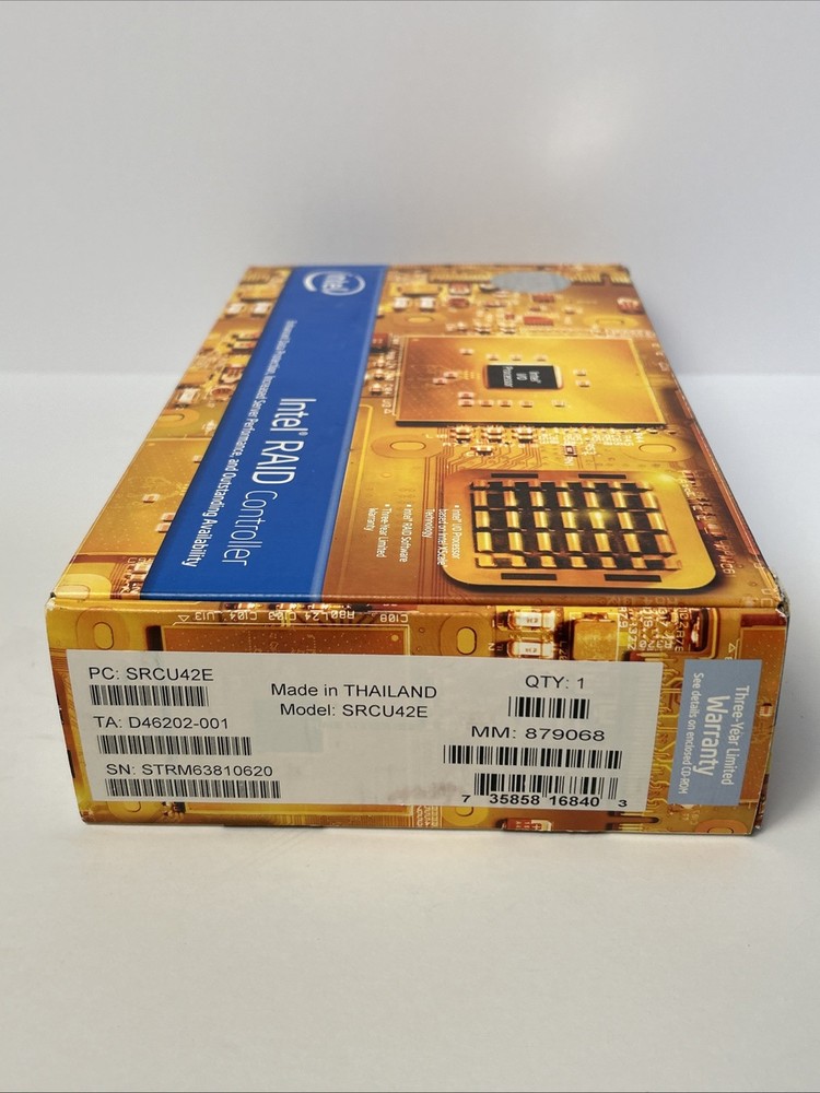 Intel Raid Controller SRCU42E I/O Processor Based On XScale Technology New Open