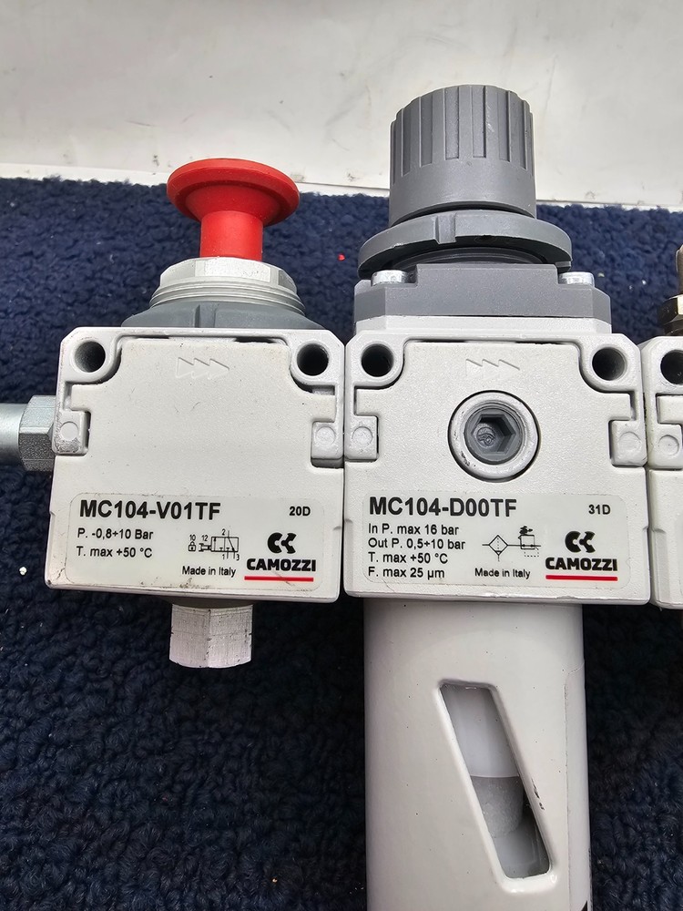 Camozzi MC104-V01TF: Filter Regulator Isolation Valve Soft Start Assembly