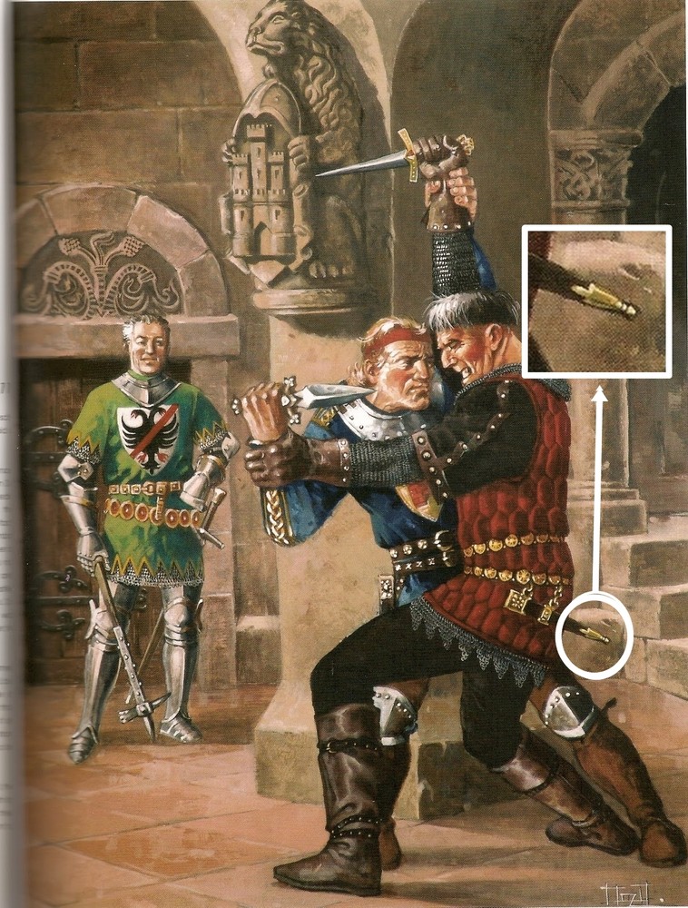 XVI CENTURY END DAGGER SEATH EAGLE SHAPED MEDIEVAL 16TH