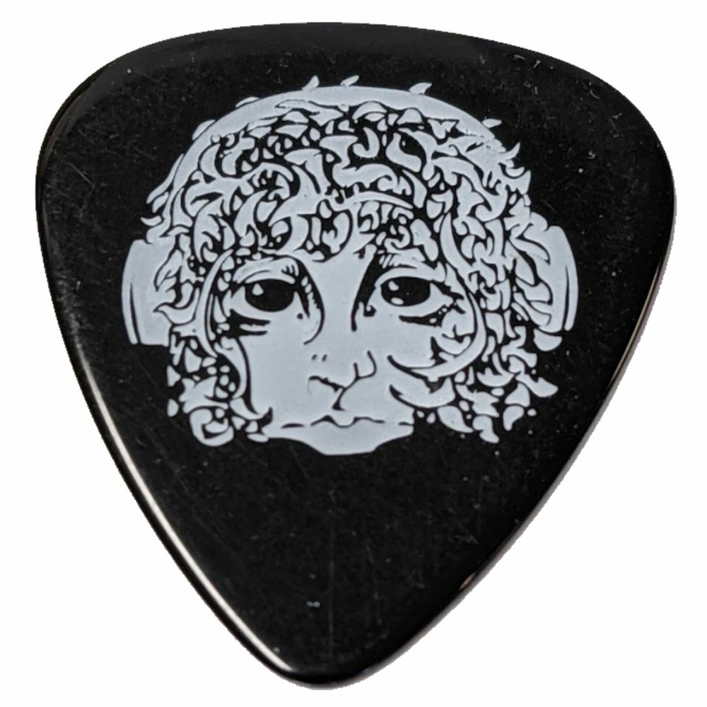Electro-Harmonix Ram's Head Logo Medium Guitar Picks, Black, Pack of 20
