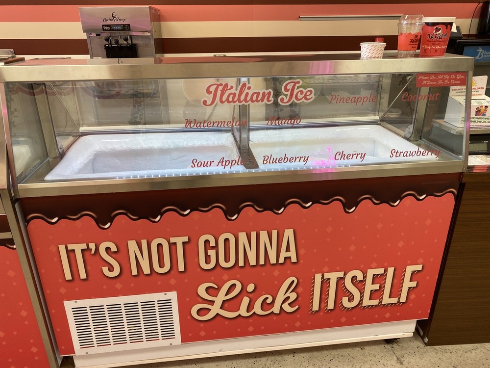 Large Ice Cream Store Closed, Selling Equipment Individually