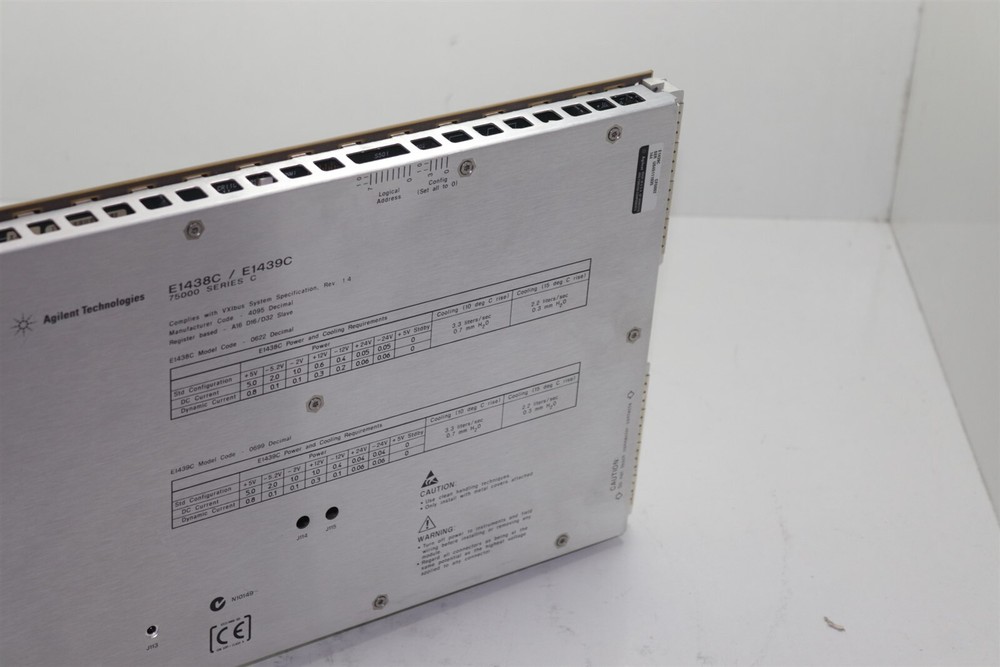 Hp Agilent VXI E8408A MainFrame E1438C E1439C Single Channel Digitizer