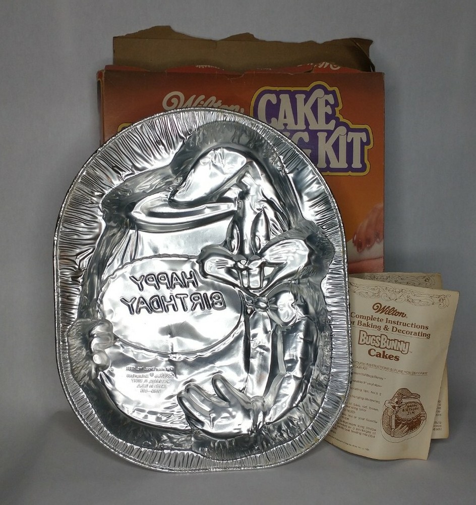 Bugs Bunny Wilton Cake Decorating Kit Vintage 1981 Cake Pan Only