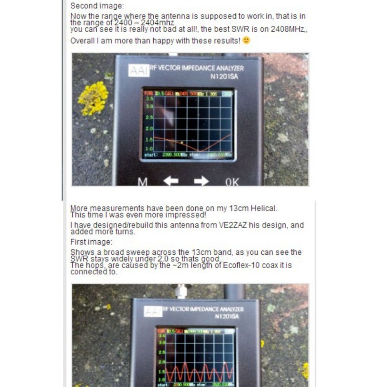 N1201SA+Antenna RF Vector Analyzer RF Impedance Analyzer 34.375M~2700M---