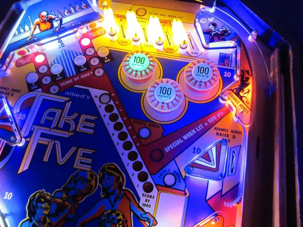 TAKE FIVE Pinball LED Lighting Kit custom SUPER BRIGHT KIT