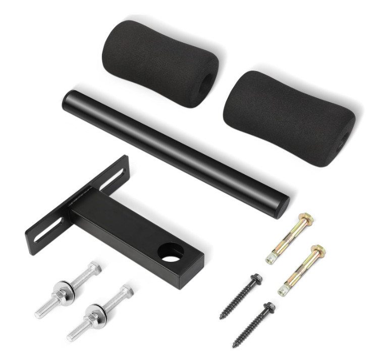 Nordic Hamstring Curl Squat Rack Attachment, Sit Up Assistant Device Abdomina...