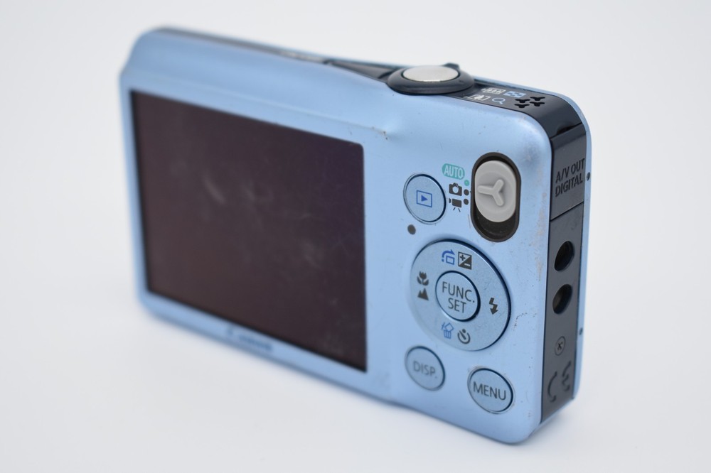 Canon PowerShot SD1300 IS Blue Compact Digital Camera 12.1MP - Bundle Tested