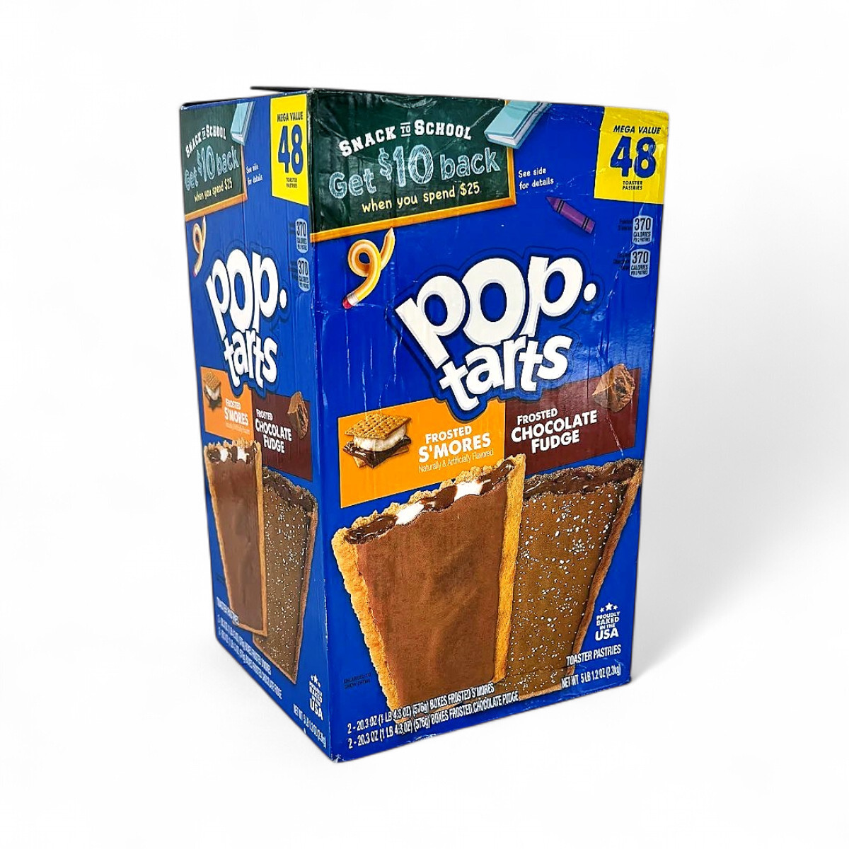Pop-Tarts Chocolate Variety Pack, Chocolate Fudge + S'mores - 48 Count
