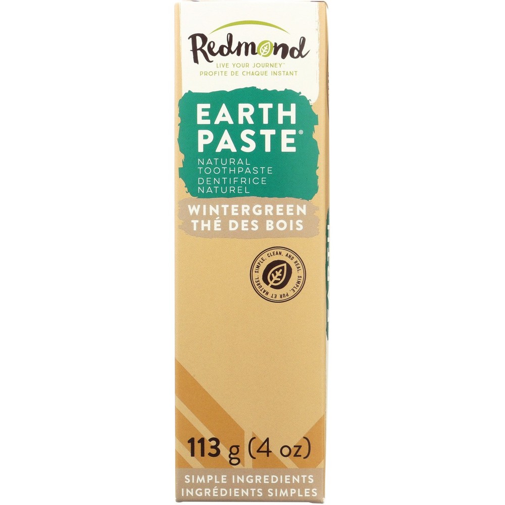 Redmond Earth Paste Natural Toothpaste Wintergreen 3 Pack