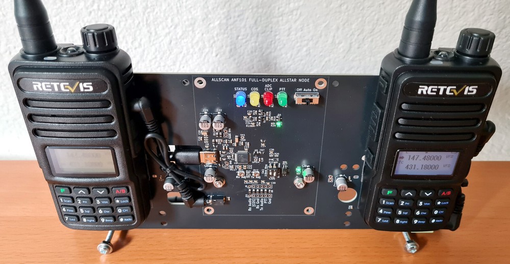 AllScan ANF101-M-RT85 Full-Duplex AllStar Node Radio Module - 100% USB-Powered