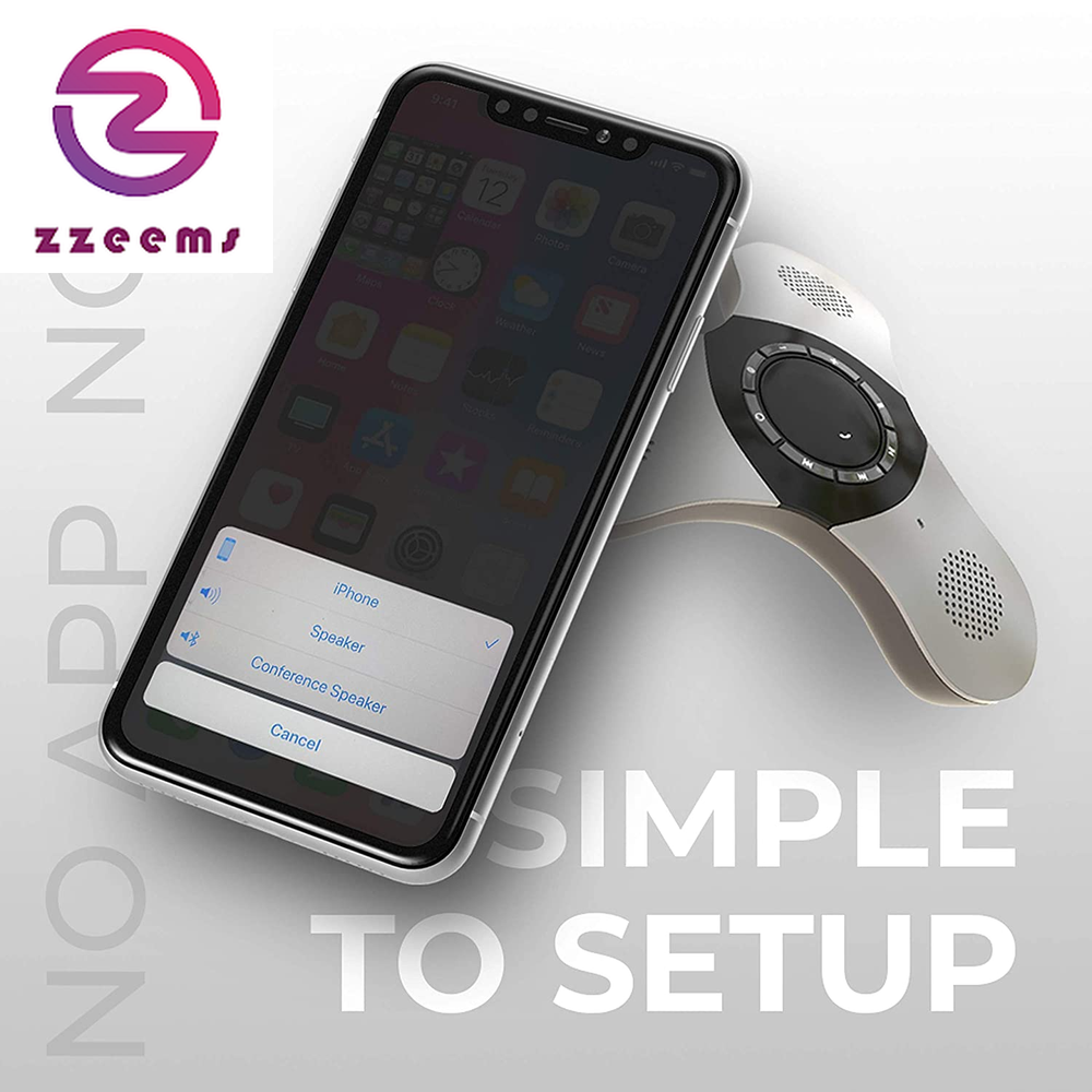 Skywin Conference Speaker with Microphone - Wireless Conference Call Speakerphon