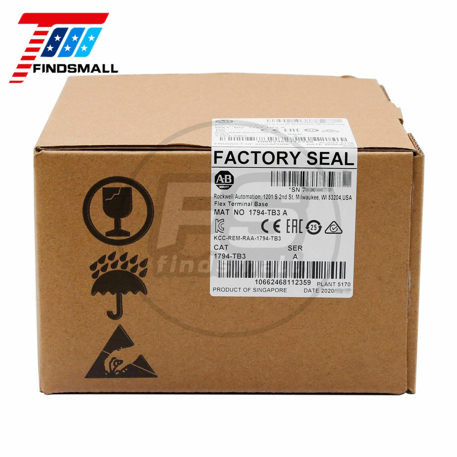 2020 New Sealed 1794-TB3 Flex Terminal Base Module 1794TB3