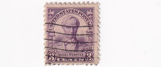 STAMPS US SCOTT 725 "Daniel Webster" 3 CENT 1932 USED - E