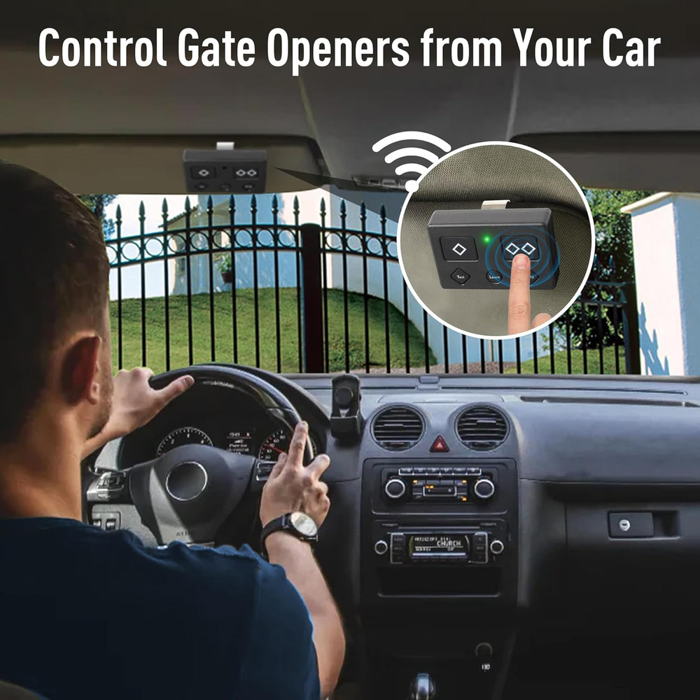 2 for Ghost Gate Opener Remote Automatic Premium 5-Button Transmitter for Model