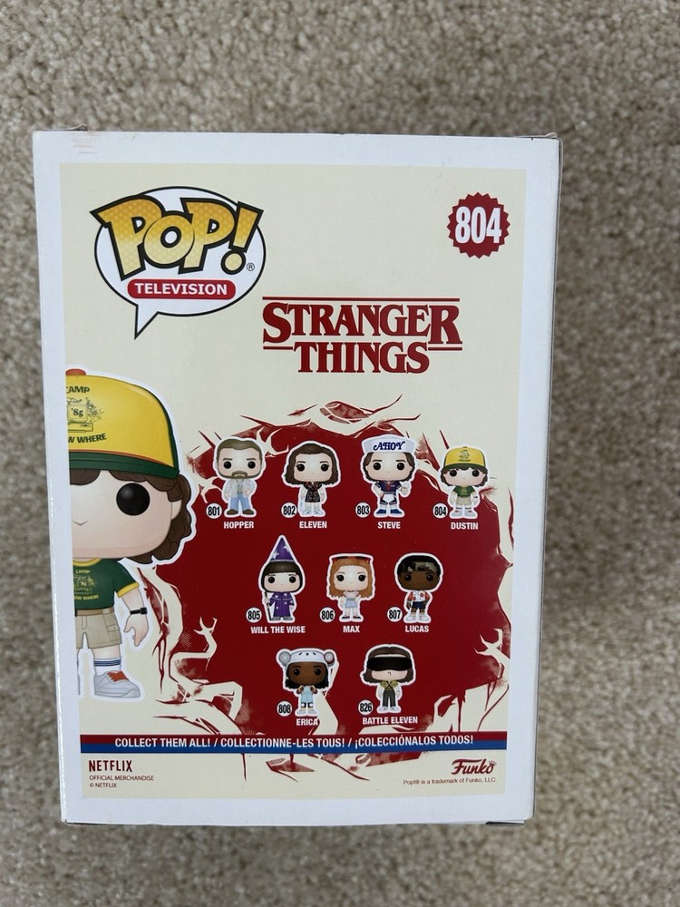 Funko Pop! Stranger Things Set 804, 805, 806, 807 and 826