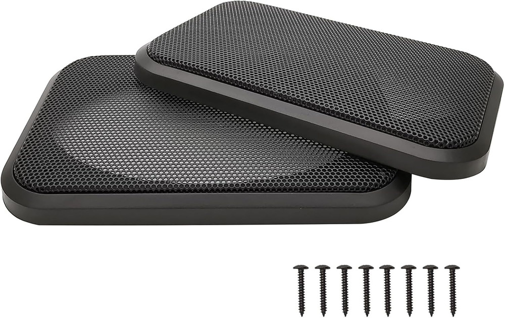 4" X 6" Speaker Grill Covers Car Speaker Subwoofer Guard Protector ABS Plastic
