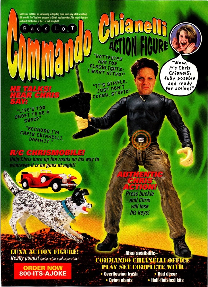 Commando Chianelli Action Figure Print Ad Wall Art Decor Ephemera