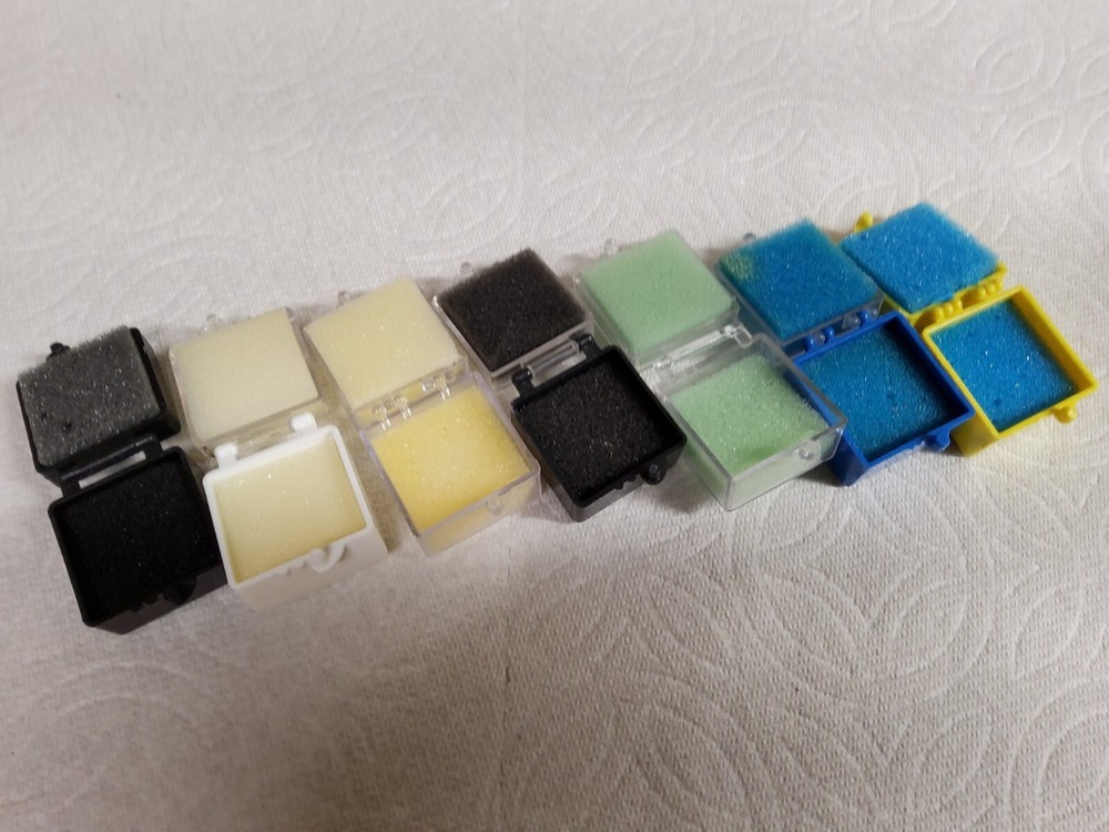 Dental Lab Packaging Plastic Box with Foam 168pc (multicolor)