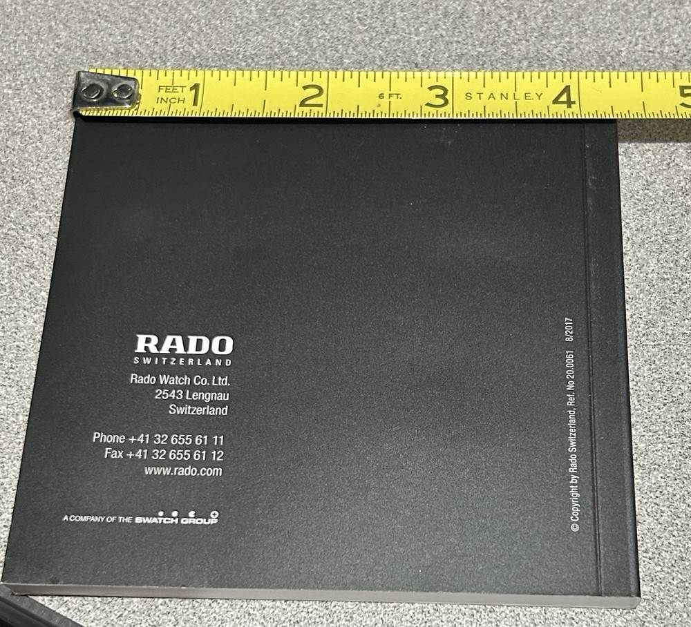 Brand New! Authentic RADO Instruction Manual Book