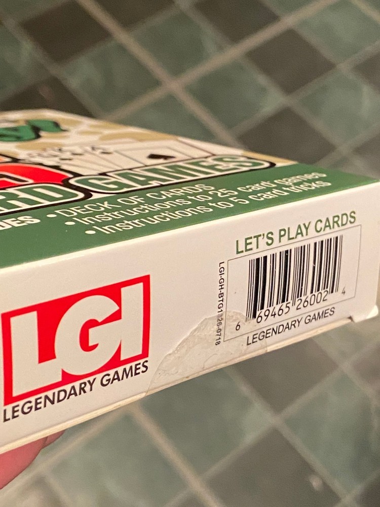 Let's Play! 25 Card Games *NEW/Open Box* i2