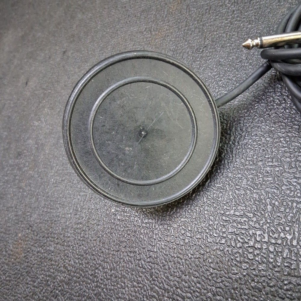 Guitar Amp Single Push Button Round Black Metal Footswitch Control