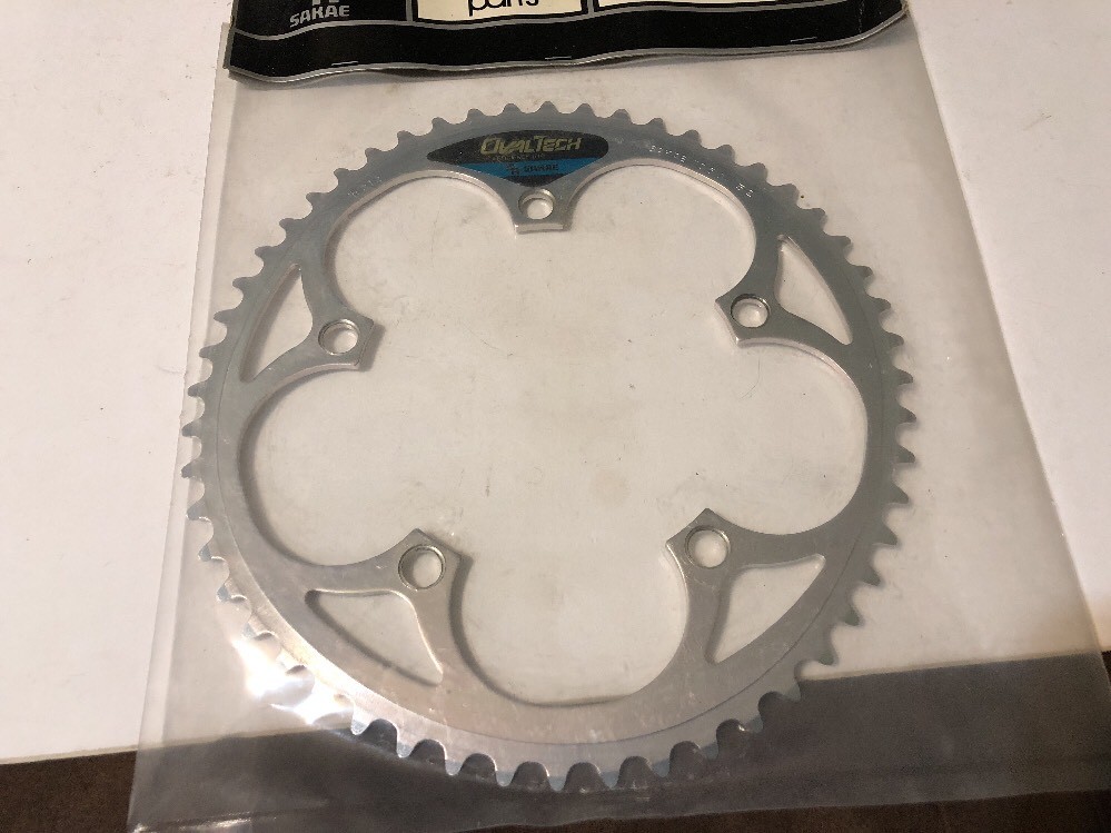 Vintage Sakae SR Ovaltech Chainring MTB 52 T