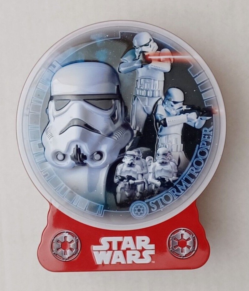 Star Wars Stormtrooper Globe Shaped Tin - Collectors item