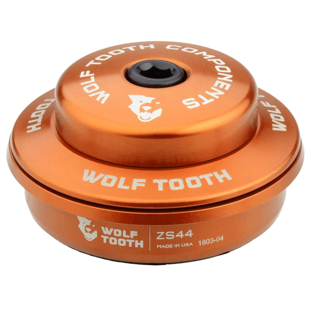 Wolf Tooth Premium Headset - ZS44/28.6 Upper, 6mm Stack, Orange