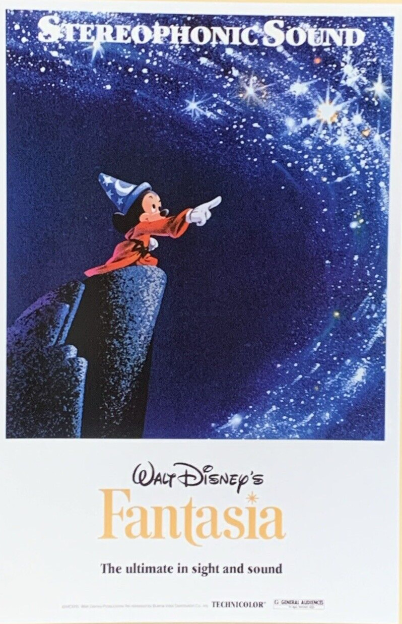 Pinocchio Movie Poster Italy 1940 La Volpe D'Argento Walt Disney #0039