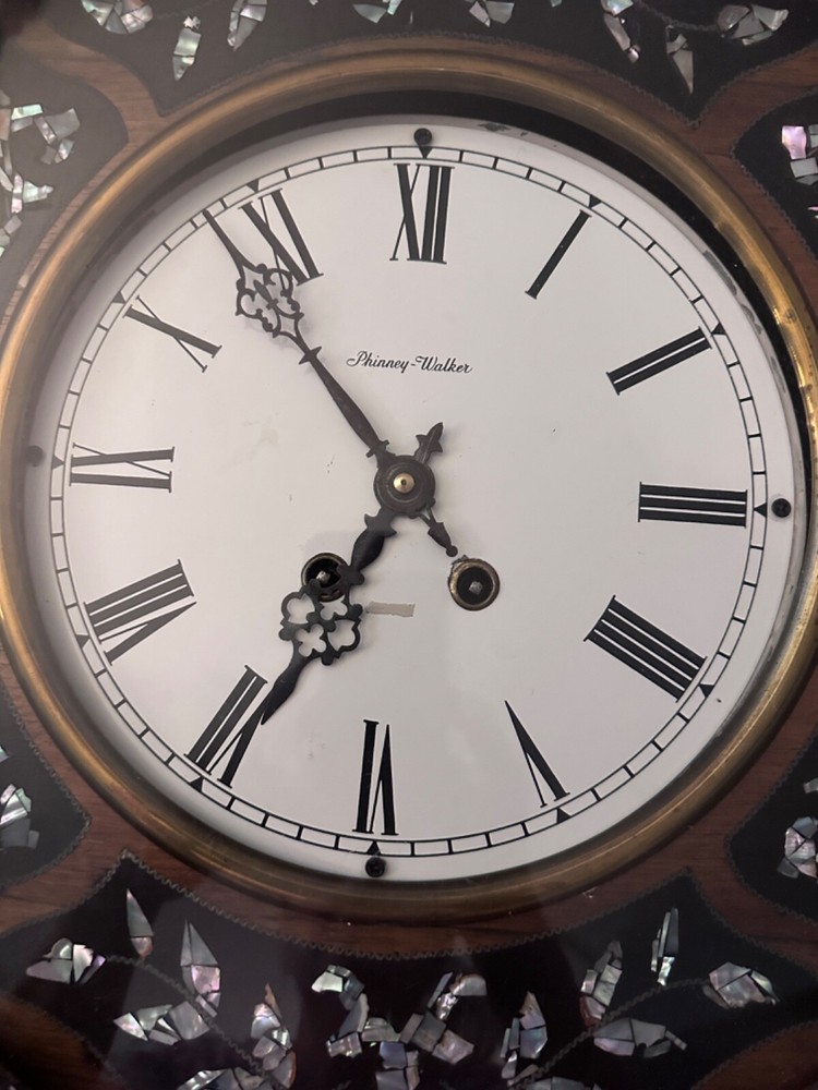 Antique ca. 1880 French Moebier Wall Clock - working
