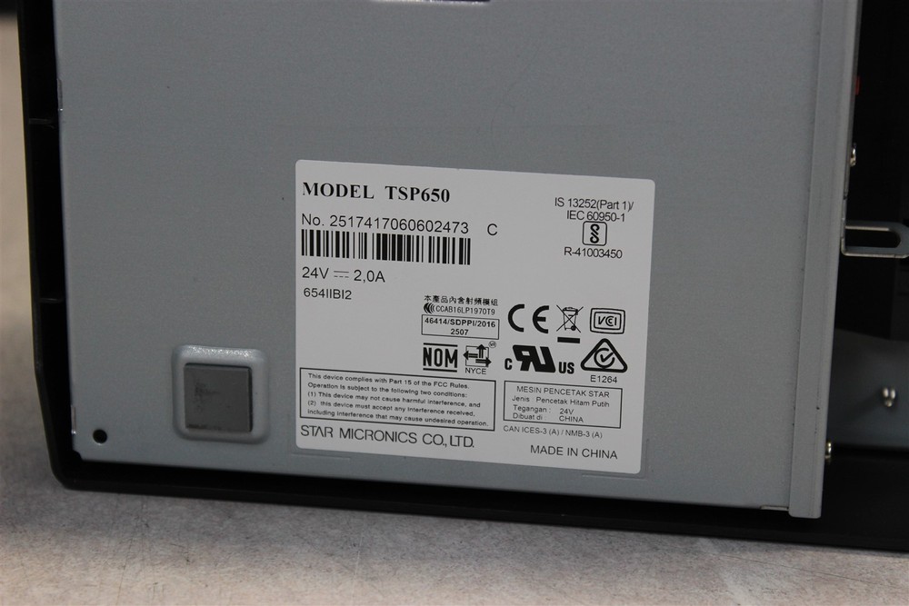 Star Micronics TSP650 Bluetooth Receipt Printer