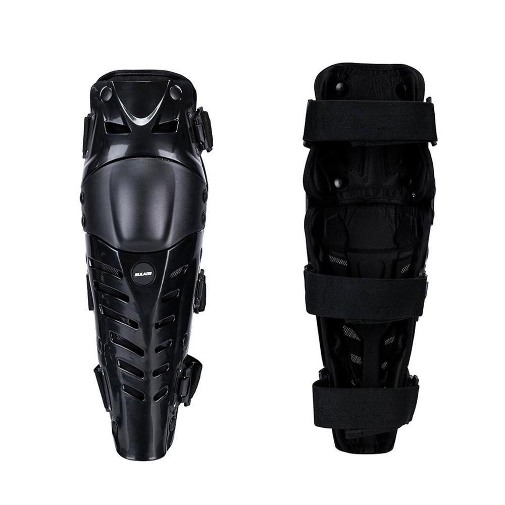 Motorcycle Knee Protective Shin Guards Adjustable Long Leg Sleeve Protector