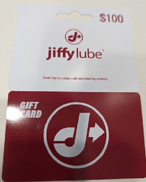 Jiffy Lube Gift Card $100